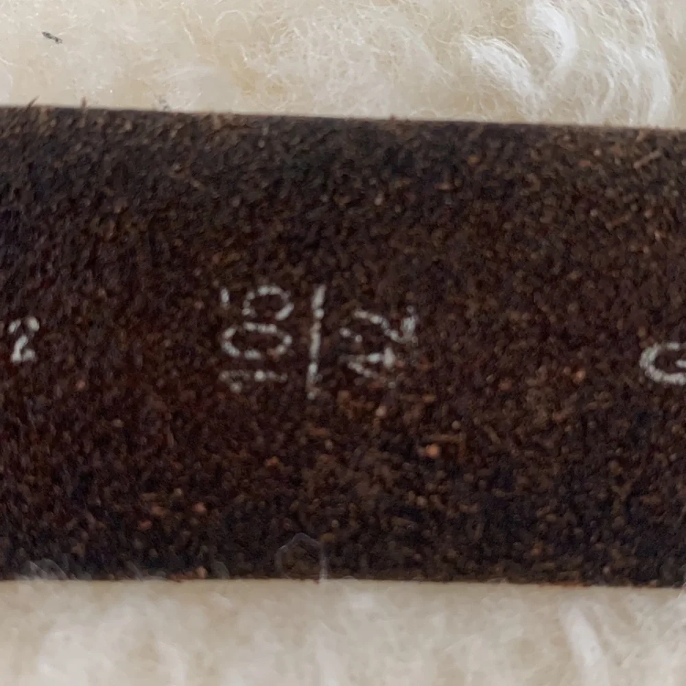 Fossil brown genuine leather men’s belt, size 42